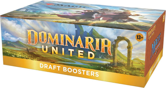 Magic: The Gathering Dominaria United Draft Booster Box | 36 Packs + Box Topper Card (541 Magic Cards)