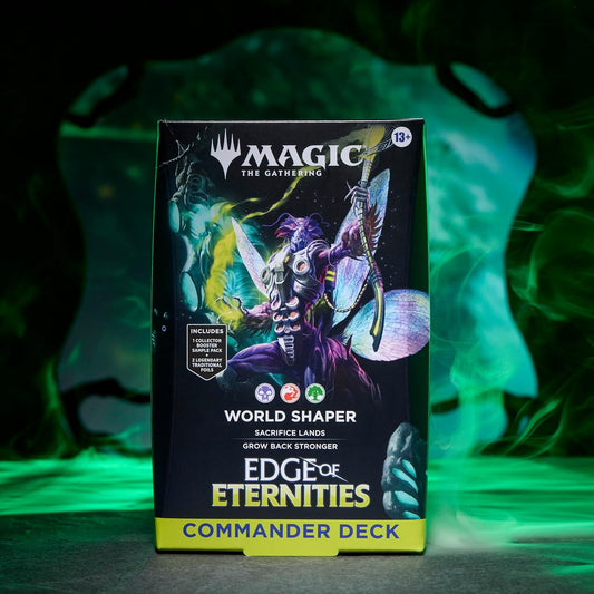Magic: The Gathering Edge of Eternities Commander Deck Bundle - 2 of Each Deck (2 World Shaper + 2 Counter Intelligence)