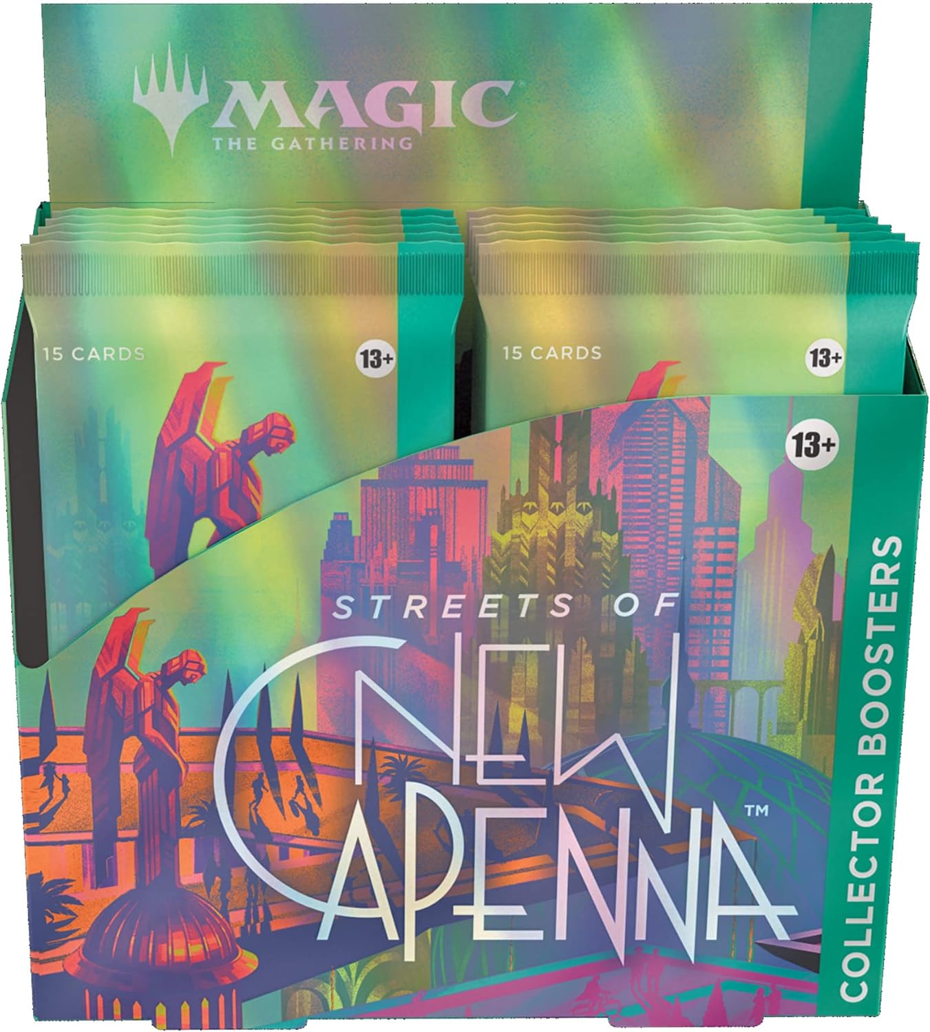 Magic: The Gathering Streets of New Capenna Collector Booster Box | 12 Packs + 1 Box Topper (181 Magic Cards)