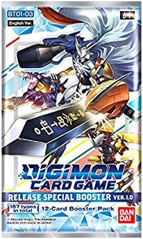 Digimon TCG 12 Card Booster Pack Digimon Version 1.0