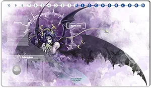 New DTCG Duel Playmat Digimon Ladydevimon Trading Card Game TCG CCG Mat Pad + Free Bag (ZD002-108-SM)