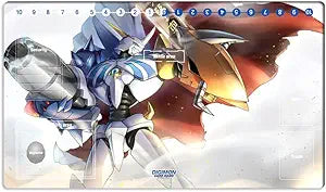 New DTCG Duel Playmat Digimon Ladydevimon Trading Card Game TCG CCG Mat Pad + Free Bag (ZD002-108-SM)