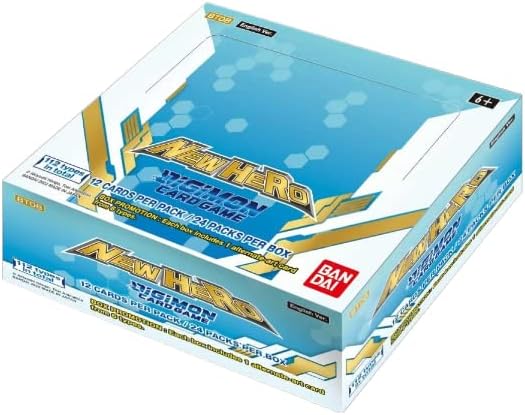 BANDAI Digimon Card Game Box BT08 New Hero