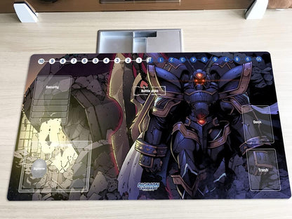 New DTCG Duel Playmat Digimon Lilithmon Trading Card Game TCG CCG Mat Pad + Free Bag (ZD002-267-SM)