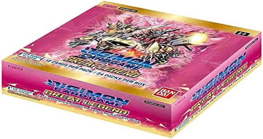 Digimon Card Game Great Legend Envelope 12 Cards