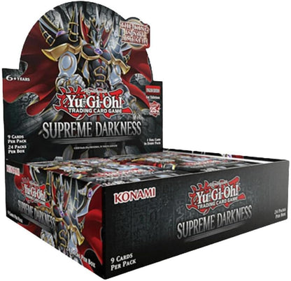 YuGiOh Supreme Darkness Trading Card Game 1st Edition Booster Box - 24 Packs