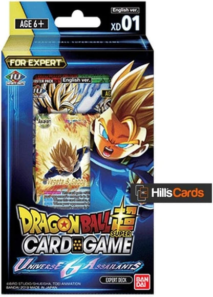 Dragon Ball Super TCG Universe 6 Assailants Series 7 Assault of the Saiyans Expert Deck 01