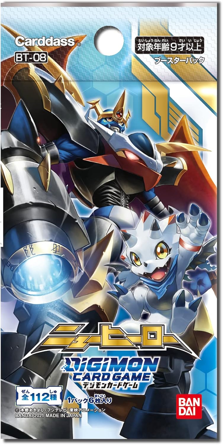 Digimon Card Game New Hero Japanese Booster Box [BT-08]