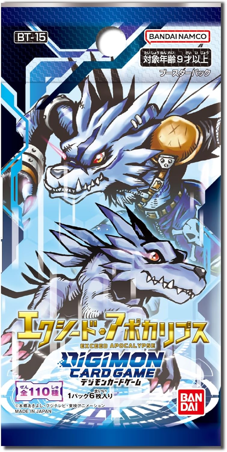 BANDAI Digimon Card Game Booster Pack Exceed Apocalypse BT-15 (Box) 24 Pack