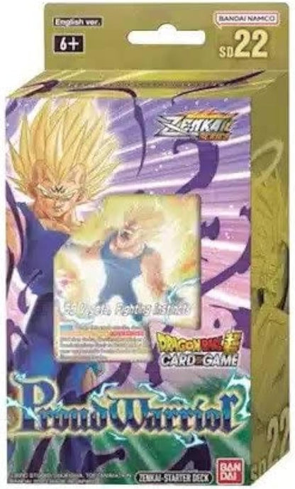 BANDAI NAMCO Entertainment Dragon Ball Super TCG: ZENKAI Series 03: Proud Warrior Starter Deck [SD22]