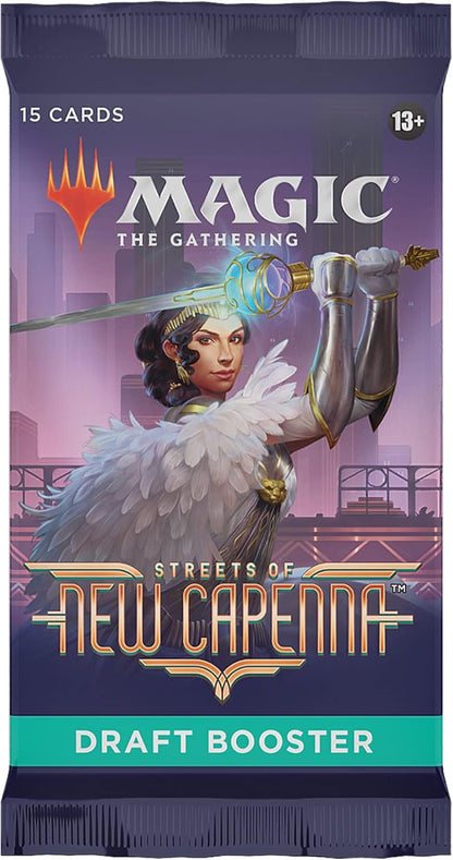 Magic: The Gathering Streets of New Capenna Draft Booster | 15 Magic Cards