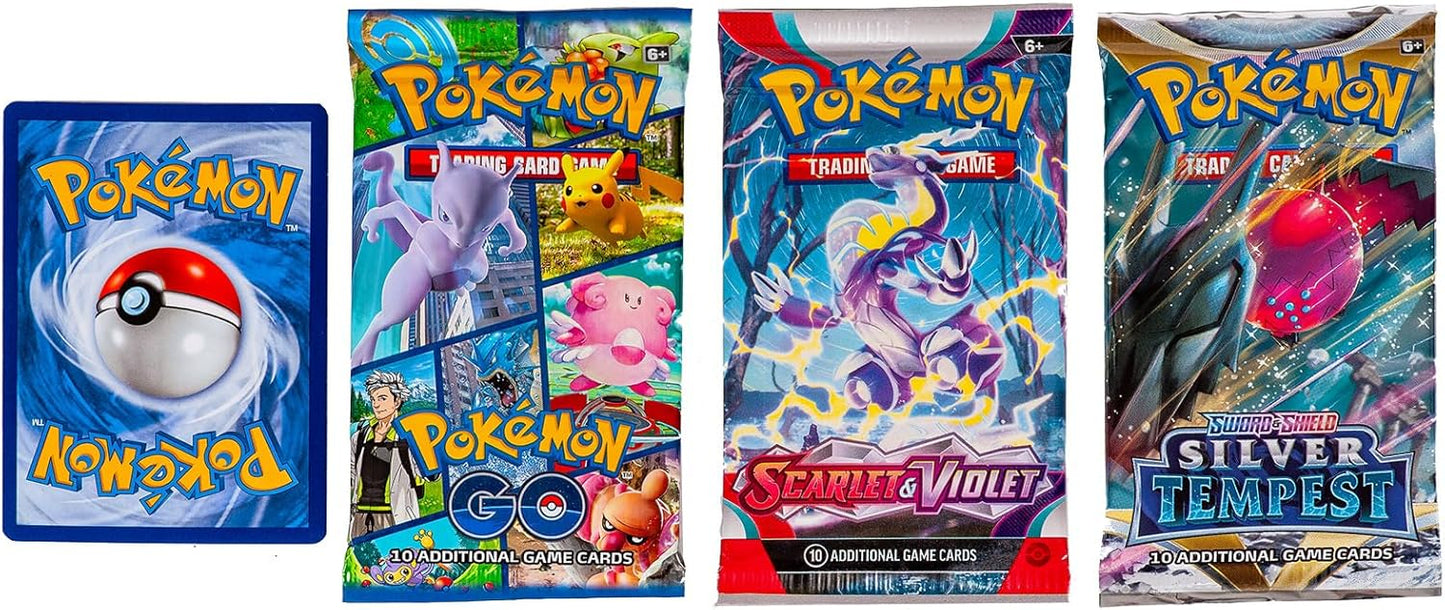 Pokemon TCG: 3 Booster Packs & 1 Random Foil | Includes 3 Blister Packs of Random Cards & 1 Individually Packed Holofoil Promo Card, 097712556710