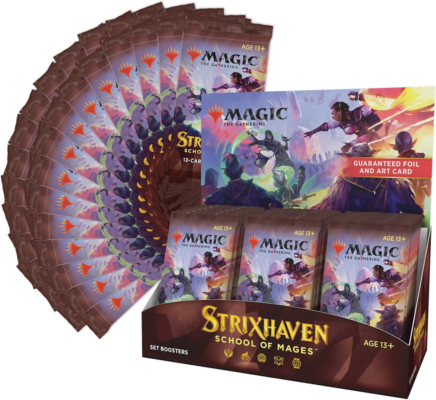Magic: The Gathering Strixhaven Set Booster Box | 30 Packs (360 Magic Cards)