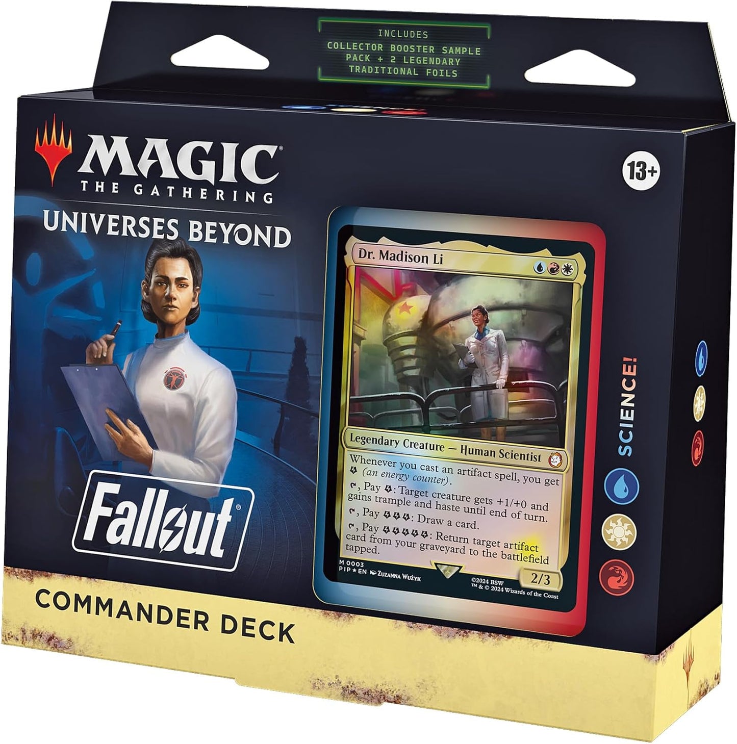 Magic: The Gathering Fallout Commander Deck Bundle – Includes All 4 Decks (1 Hail Caesar, 1 Scrappy Survivors, 1 Science!, and 1 Mutant Menace)