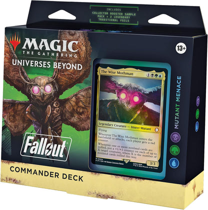 Magic: The Gathering Fallout Commander Deck - Science! (100-Card Deck, 2-Card Collector Booster Sample Pack + Accessories)