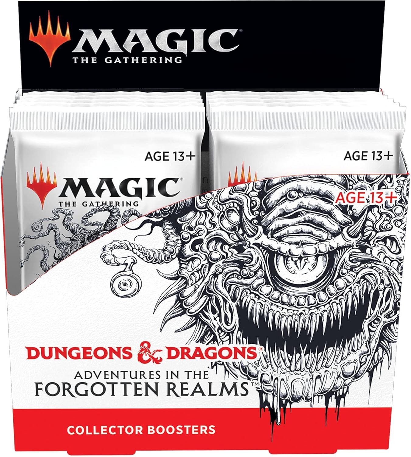 Magic: The Gathering Adventures in the Forgotten Realms Collector Booster Box | 12 Packs (180 Magic Cards)