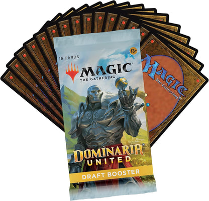 Magic: The Gathering Dominaria United Draft Booster Box | 36 Packs + Box Topper Card (541 Magic Cards)