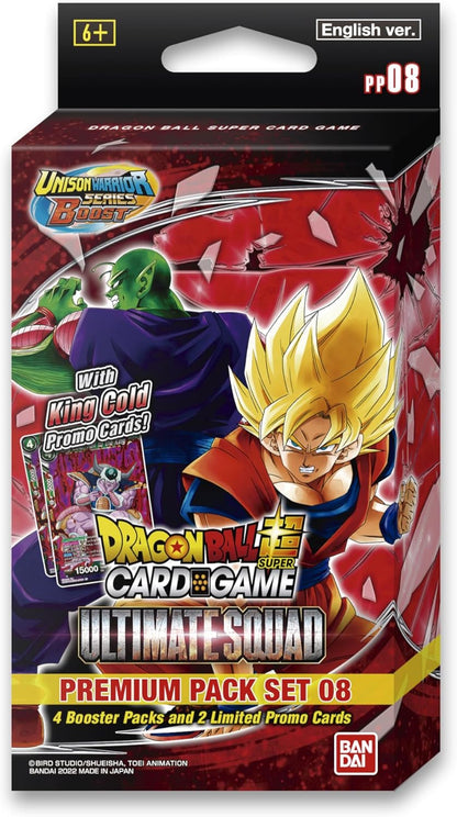 Bandai | Dragon Ball Super CG: Premium Pack Set 08 (PP08) | Card Game | Ages 6+ | 2 Players | 10 Minutes Playing Time
