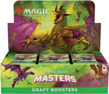 Magic: The Gathering Commander Masters Draft Booster Box - 24 Packs (480 Cards)
