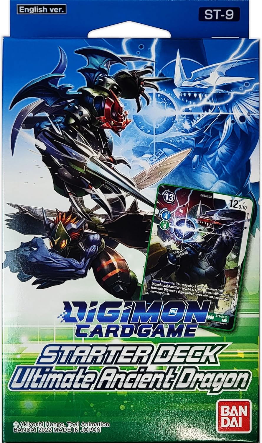 Bandai | Digimon Card Game: Starter Deck - Ancient Dragon ST9 | Card Game | Ages 6+ | 2 Players | 10 Minutes Playing Time, Multicolor,1. Starter Decks,BCL2611042